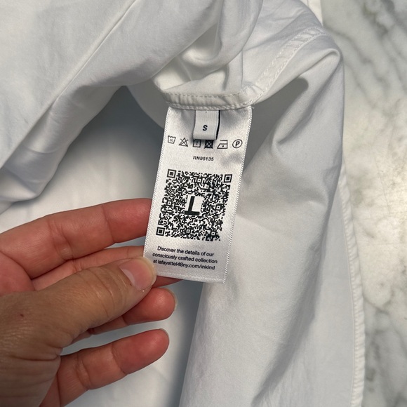 Lafayette 148 New York Bohemian Bloom Embroidered Poplin Tunic Shirt Sz S - Picture 9 of 9